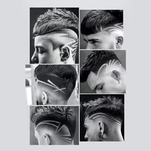 Máquina de Corte de Cabelo Profissional Sem Fio Thumbnail 6