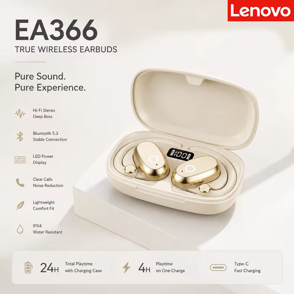 Lenovo EA366 Fones Bluetooth