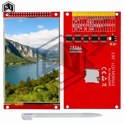 Módulo de Tela LCD Colorida TFT ILI9488 de 3.95"/4.0" polegadas 320*480 com Painel Touch para Arduino UNO Mega2560 16 Bit