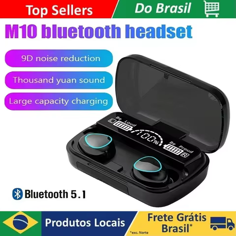 Fones Bluetooth M10