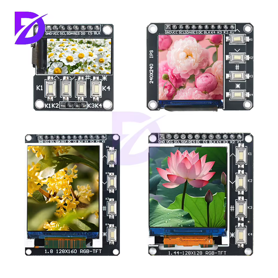 Display LCD TFT IPS com Botões