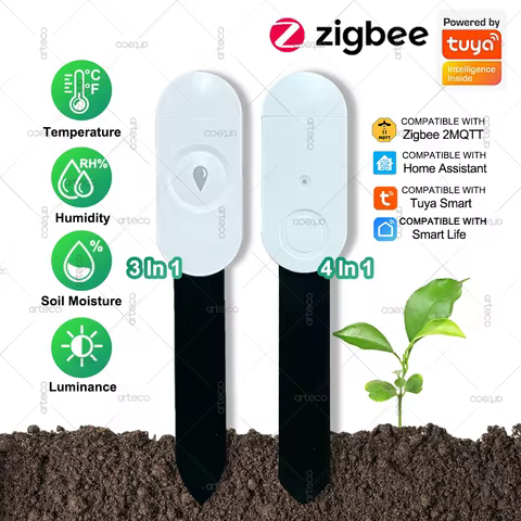 Sensor Zigbee Umidade e Temperatura Solo