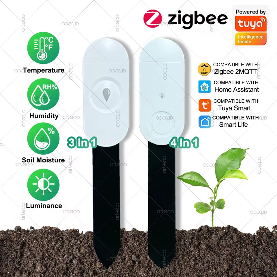 Sensor Zigbee Umidade e Temperatura Solo