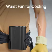 Ventilador Portátil de Cintura 100 Velocidades Thumbnail 2