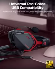 Fone Gamer NUBWO HG03 USB-A Thumbnail 2