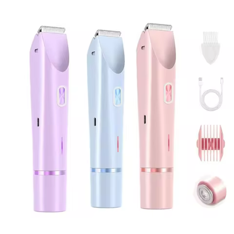 Depilador Elétrico Feminino Dupla Cabeça