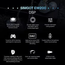 Fones de Ouvido SIMGOT EW200 Hi-Fi Thumbnail 5