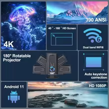 Projetor HY320 Android 11 Thumbnail 3