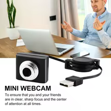 Webcam HD Mini com Microfone Thumbnail 1