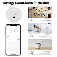 Plugue Inteligente Wi-Fi Zigbee Tuya 16A Thumbnail 4