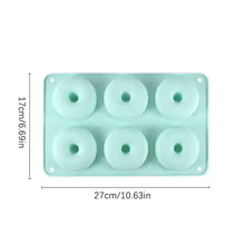 Molde de Silicone para Donuts 6 Cavidades Thumbnail 6
