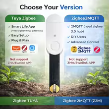 Sensor de Umidade Zigbee com Medidor de Luz Thumbnail 2