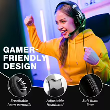 Fone de Ouvido Gamer com Microfone 3.5mm Thumbnail 4