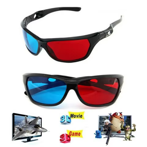 Óculos 3D KOQZM Anaglifo
