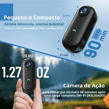 Mini Câmera de Ação Magnética 1080P/4K Thumbnail 2