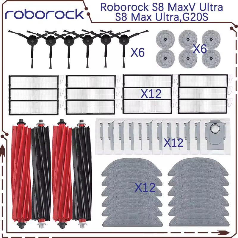 Kit Peças Roborock S8 MaxV Ultra