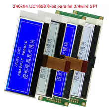 Módulo LCD 240x64 SPI Thumbnail 1