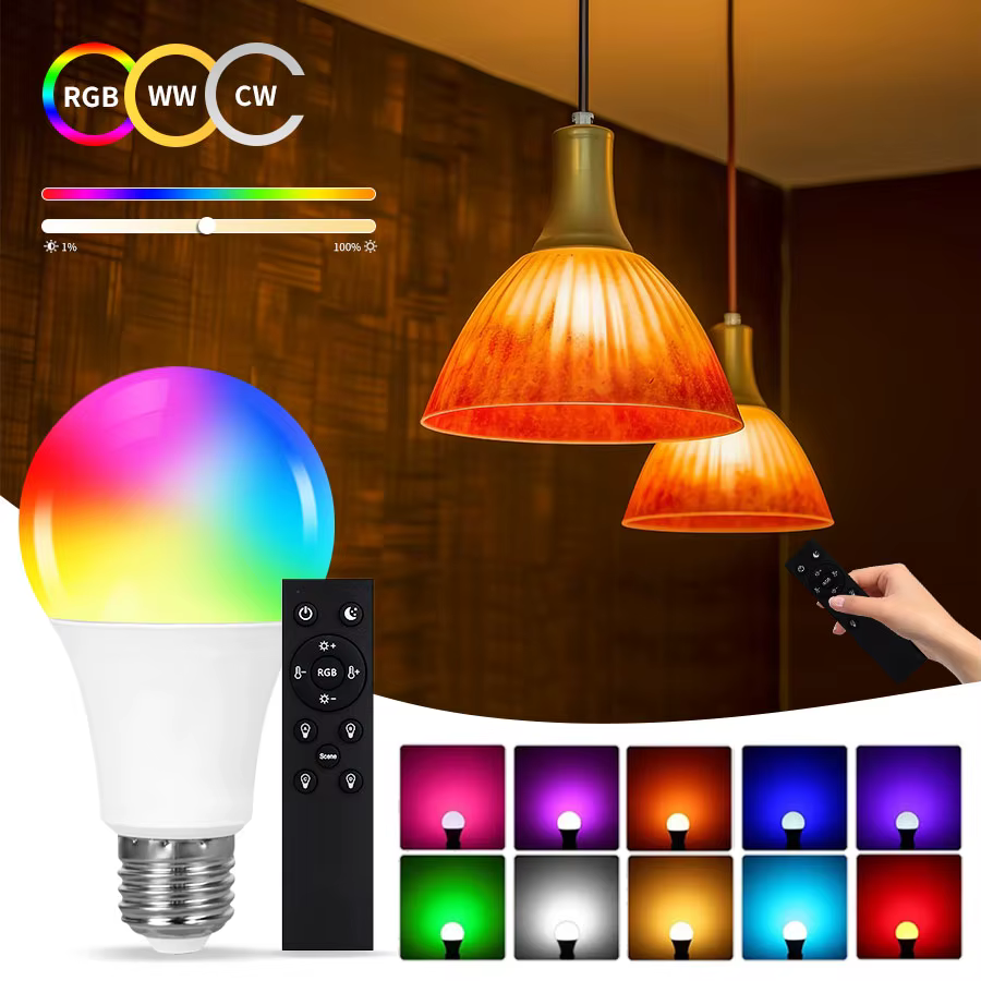 Lâmpada LED Inteligente RGB Tuya