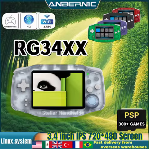 ANBERNIC RG34XX Console Portátil Retro