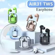 Fones Bluetooth T2 Transparentes com LED Thumbnail 2