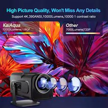 Projetor KaiAqua HY320 4K Android 11 Thumbnail 2