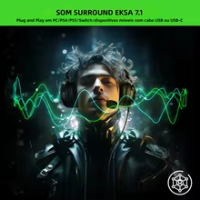 Fone Gamer EKSA StarEngine Pro Surround 7.1 Thumbnail 3