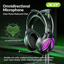 Fone Gamer USB RGB com Microfone Thumbnail 2