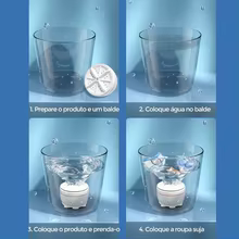 Mini Máquina de Lavar Ultrassônica Portátil Thumbnail 3