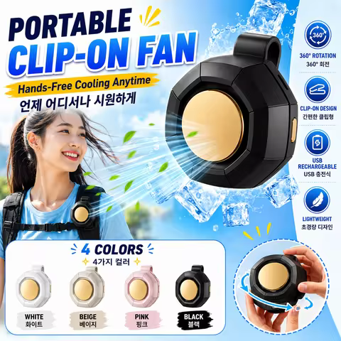 Mini Ventilador de Cintura com Clip