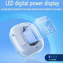 Fones Bluetooth T2 Transparentes com LED Thumbnail 4