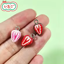 Pingentes de Resina Morango Chocolate Thumbnail 3