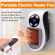 Aquecedor Portátil 500W com Controle Remoto Thumbnail 1