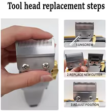 Lâmina Profissional para Cortador de Cabelo Thumbnail 4