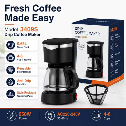 Cafeteira Americana Mini com Manivela