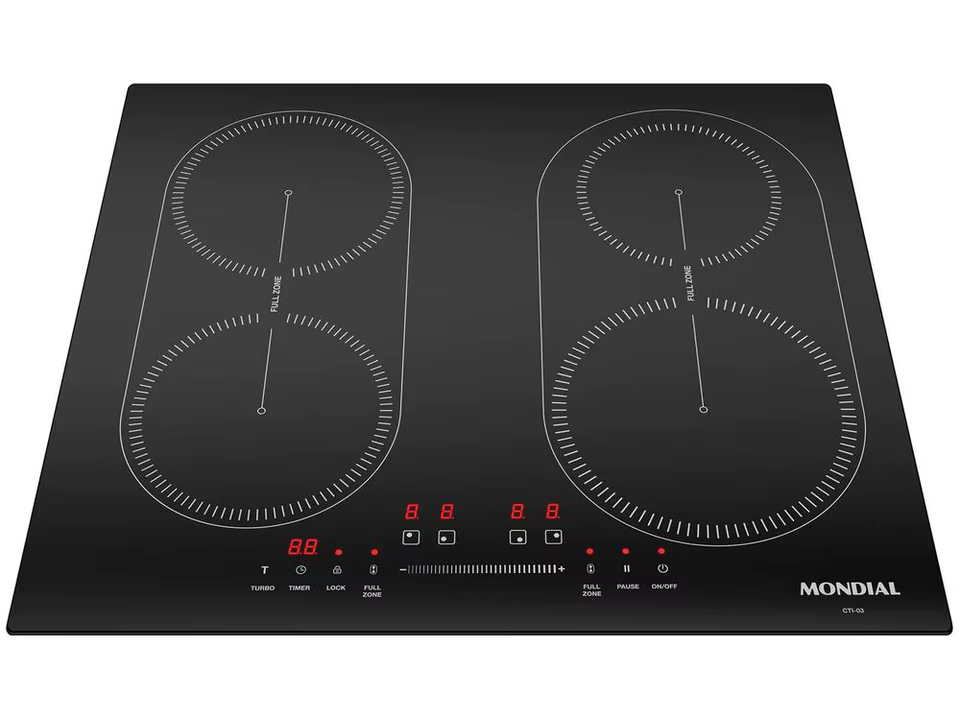 Cooktop Indução Mondial 4 Bocas