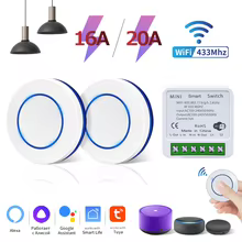 Interruptor Inteligente Wi-Fi RF 433MHz Tuya Thumbnail 1