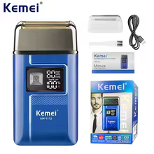 Kemei KM-1112 Barbeador Elétrico IPX5 Thumbnail 1