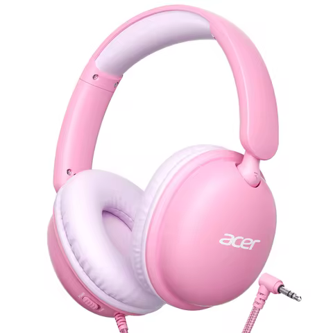 Fones de Ouvido Acer Infantil com Controle de Volume Seguro