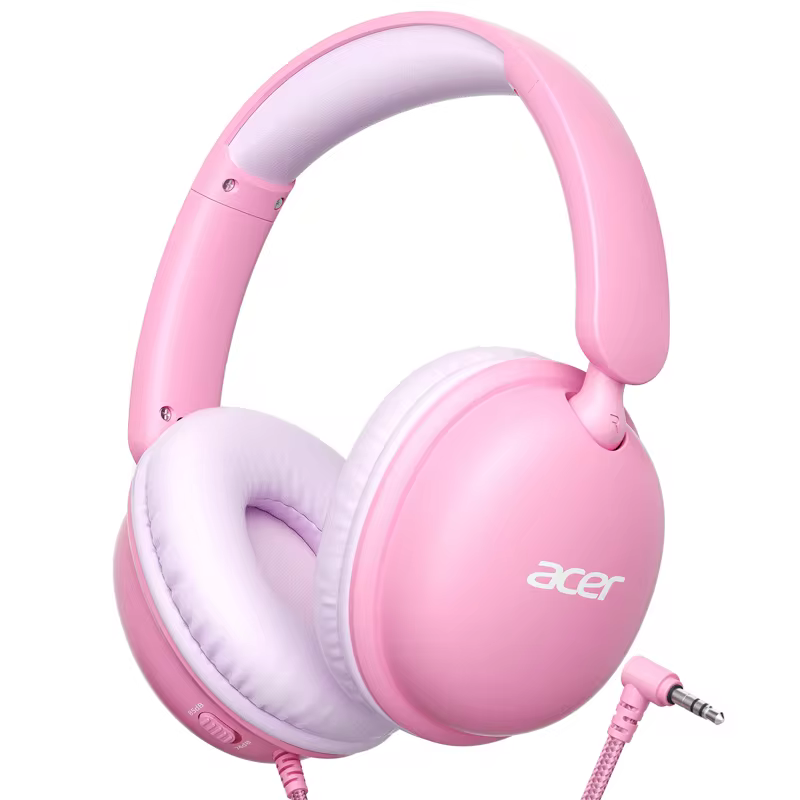 Fones de Ouvido Acer Infantil com Controle de Volume Seguro
