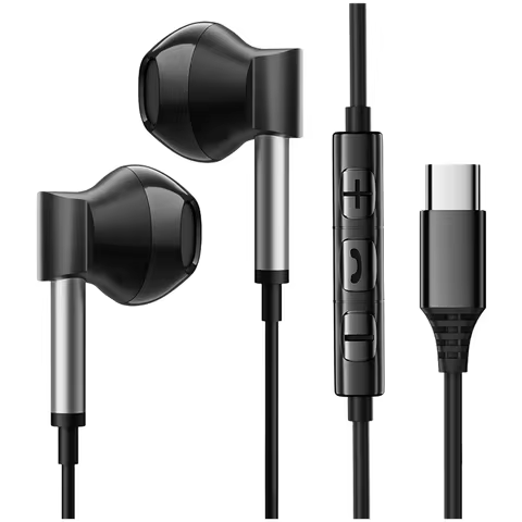 Fones Tipo C com Microfone e Controle