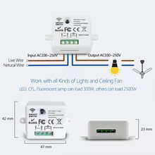 Interruptor Smart Home Wi-Fi e RF 433MHz Thumbnail 5