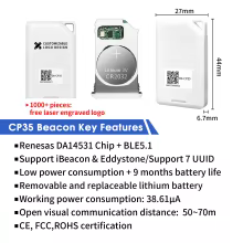 Beacon Bluetooth DX-CP35 IP67 Thumbnail 2