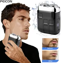 Barbeador Elétrico Portátil USB Thumbnail 1