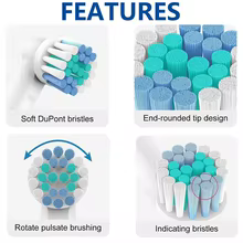 Cabeças de Escova Oral-B Compatíveis - 4 a 20 Pcs Thumbnail 5