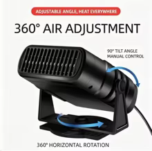 Aquecedor Portátil Carro 12V Thumbnail 3