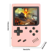 Console Retro Portátil 3 Polegadas 800 Jogos Thumbnail 6