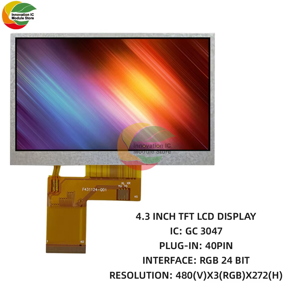 Módulo LCD 4.3" 3.3V GC3047