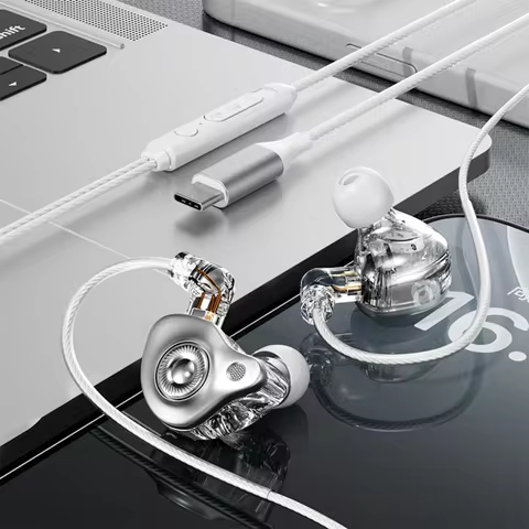 Fone USB-C BAJEAL com Graves Profundos