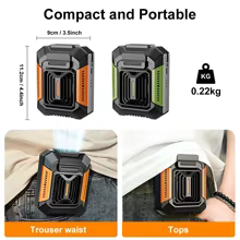 Mini Ventilador Portátil de Cintura Thumbnail 5