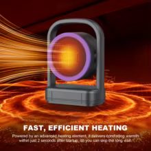 Aquecedor Portátil 500W Thumbnail 2